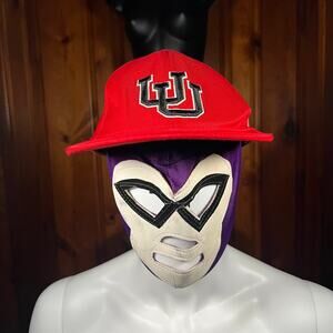 UNDER ARMOUR O/S Athletic Utah Utes Hat Red Snapback Pac-12 Champions